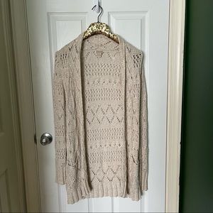 Lucky Brand Sweater Cardigan, Medium